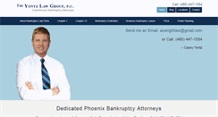 Desktop Screenshot of bankruptcylawyersmesaaz.com