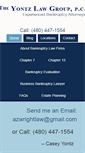Mobile Screenshot of bankruptcylawyersmesaaz.com